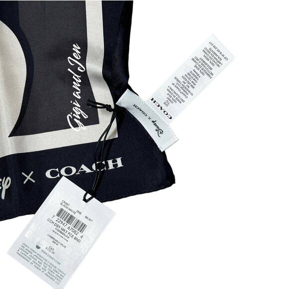 Coach Disney X Coach Mickey Mouse Silk Bandana Scarf - Picture 4 of 4